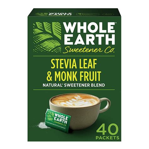 Buy Whole Earth Sweetener Co. Stevia & Monk Fruit Sweetener, Erythritol ...