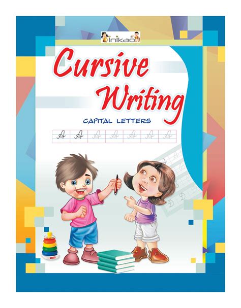 Buy InIkao Cursive Writing Book on Capital Letters for Kids Age 3 ...