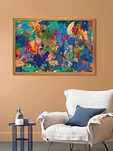 999STORE Contemporary Abstract Canvas Painting (Canvas_36X54_Multi ...