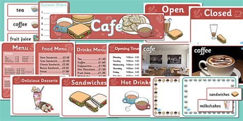 Pack pour jeu de rôle : Le café - Anglais LV