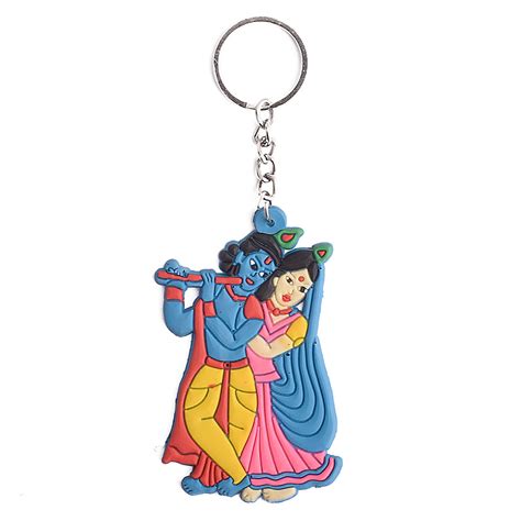 Radha Krishna Basuri Keychain For Gifting – satvikstore.in