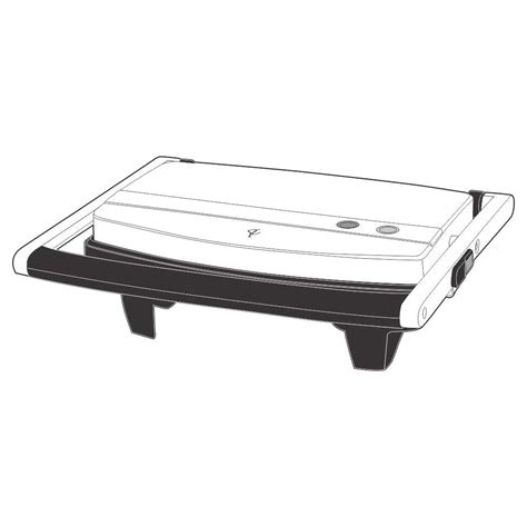 Borosil Jumbo Grill Sandwich Maker | Electric Toaster Maker | Non-Stic ...