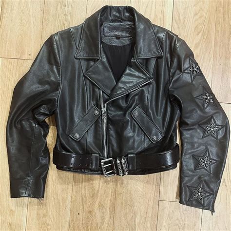 Chrome Hearts Chrome hearts leather jacket | Grailed