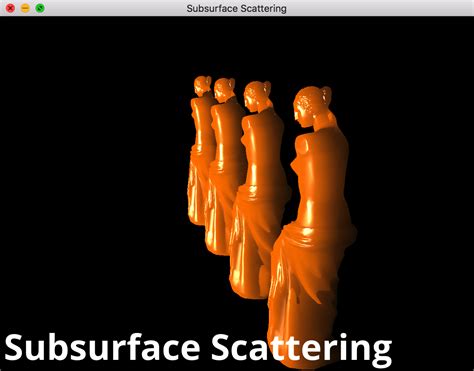 Subsurface Scattering Tutorial 的图像结果
