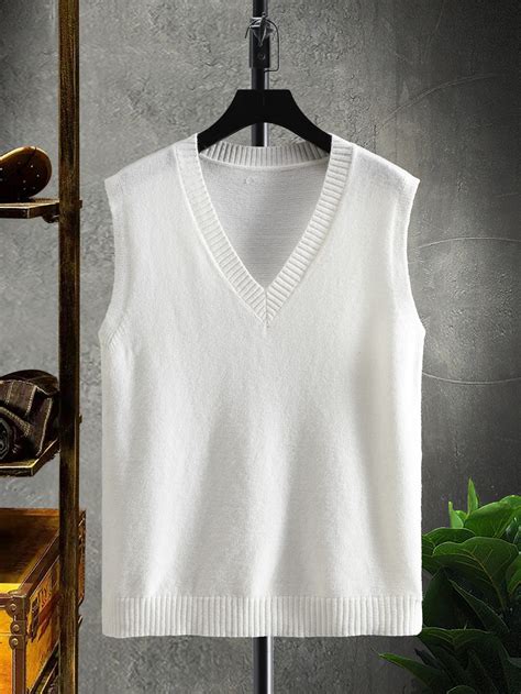 Men V Neck Sweater Vest