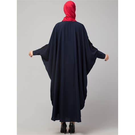 Naznee Neck and Sleeve Embroidery with Cuff free Size Kaftan