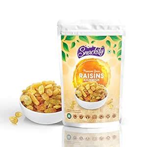 Snackify Dry Fruit Premium Seedless Green Raisins, Value Pack Pouch ...