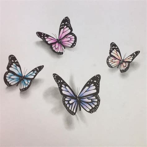 butterfly drawing tattoo design