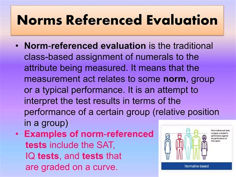 Norms Referenced and Criteria Referenced Evaluation | PPTX