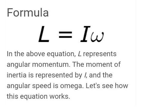 formula of angular momentum - Brainly.in