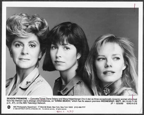 ~ China Beach Dana Delany Original 1980s Promo Photo Marg Helgenberger ...