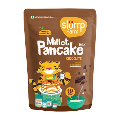 Buy Chocolate Millet Pancake Mix Online At Best Price | Slurrp Farm