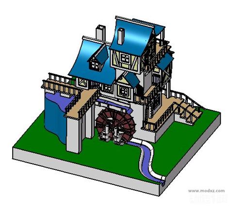 别墅CATIA模型 - CAD_3D模型下载 - 三维模型下载网—精品3D模型下载网