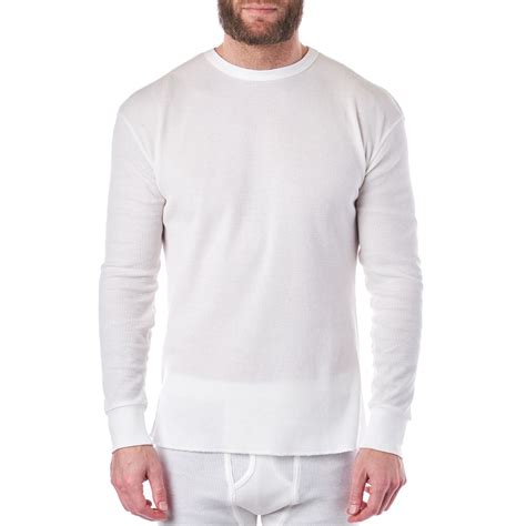mens white thermal shirt| Enjoy free shipping