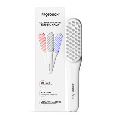 Protouch LED Hair Growth Therapy Comb (White) – SilkRoutes.co.in