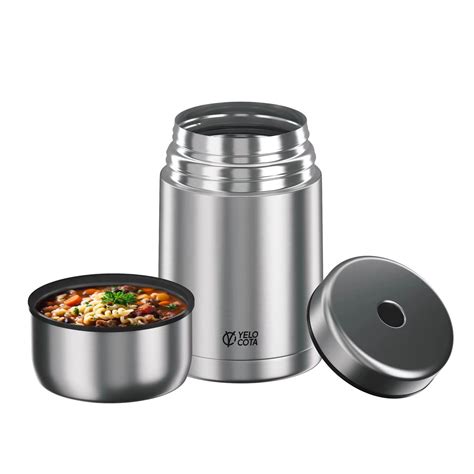 Thermos for Hot Food- Vacuum Insulated Stainless Steel Lunch Food ...