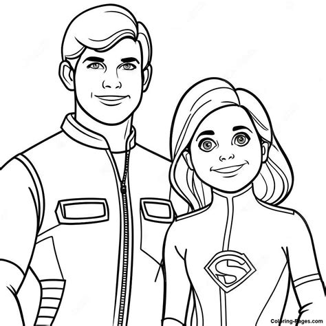 Henry Danger And Charlotte Coloring Page | Coloring-Pages.com