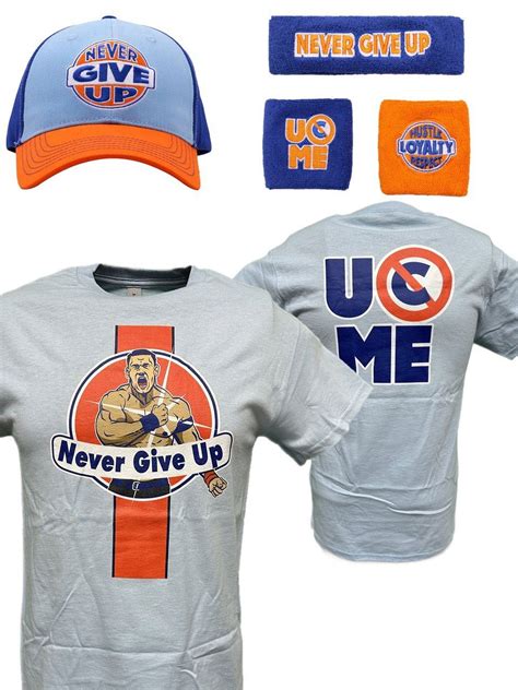 John Cena Blue Orange Never Give Up 20 Years Mens Costume - Walmart.com