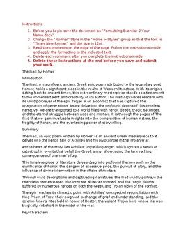 Word Exercise TextFormat 的图像结果