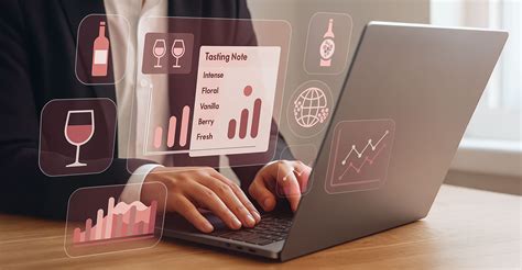 Fine Wine SEO | Seattle Marketing Partnering with SEO Company Vector Art