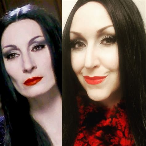 Morticia Addams Makeup