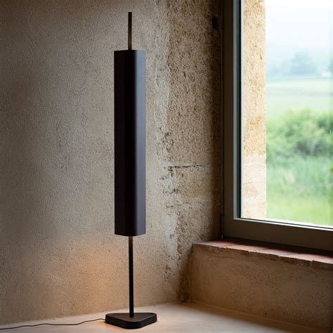 FLOS LED floor lamp Emi, dark red, dimmable, height 170 cm | Lights.co.uk