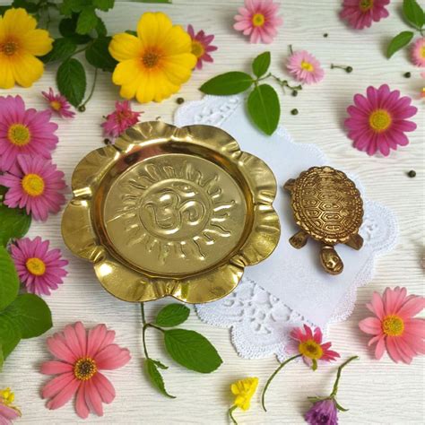 Copper Kachua Yantra With Plate | Wish Fulfilment Kachua | Feng Shui T ...