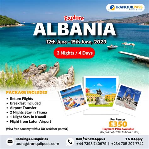 Explore Albania – Visa Processing, Book Tour Packages, Cheap Flights and Hotels