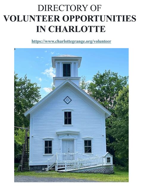 ‘Directory of Volunteer Opportunities in Charlotte’ is out - The ...