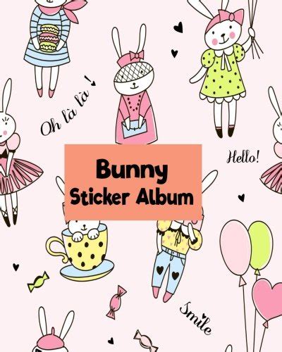 Buy Bunny Sticker Album: Blank Sticker Book 8x10 (Volume 12) Book ...