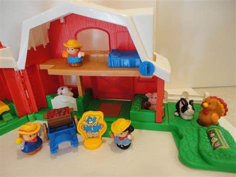 Fisher Price Little People Farm/Barn Musical Animal Sounds Lot w/15 ...