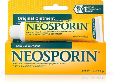 Amazon.com: Neosporin 512373700 Antibiotic Ointment, 1oz Tube : Health ...