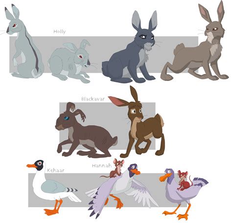 Watership Down charas part6 by shuvuuia on DeviantArt