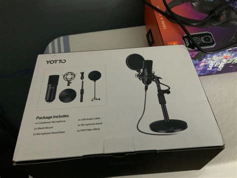 YOTTO USB Microphone 192KHZ/24BIT Condenser Cardioid Microphone Plug ...