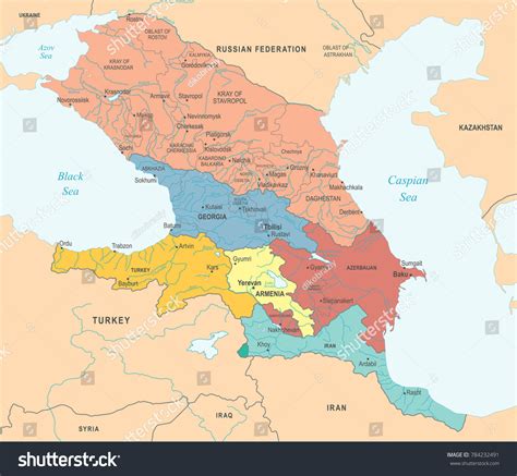 Caucasus On Map