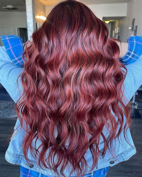 30 Posh Dark Red Hair Colors for the New Season - Hair Adviser