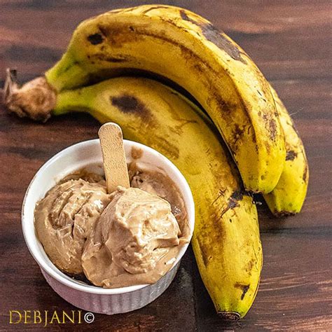 Banana Peanut butter Ice cream Recipe step by step