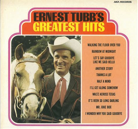 ERNEST TUBB / ERNEST TUBB'S GREATEST HITS (LP) USA盤 | 弦曲堂 Americana ...