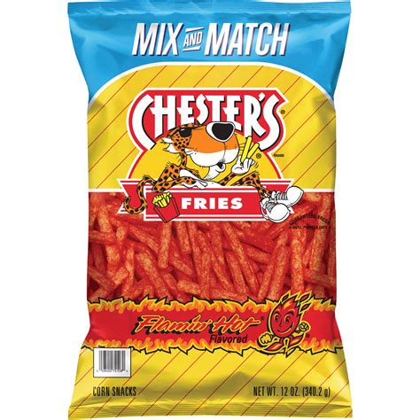 Chester's, Fries, Flamin' Hot Flavored, Corn Snacks - SmartLabel™