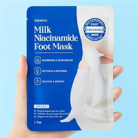 ENLIWISH Kormesic Milk Niacinamide Foot Mask – Deep Moisturizing Socks ...