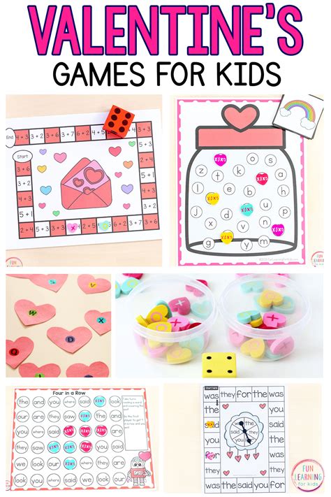 Preschool Valentine Party Games Print And Colour Valentines Day Games