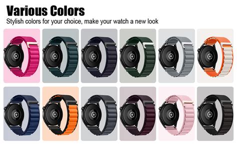 XMUXI 22mm Watch Strap Nylon Compatible with Huawei Watch GT 4 Alpine ...