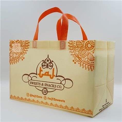Taj Sweets Non-woven Thali Parcel Bag