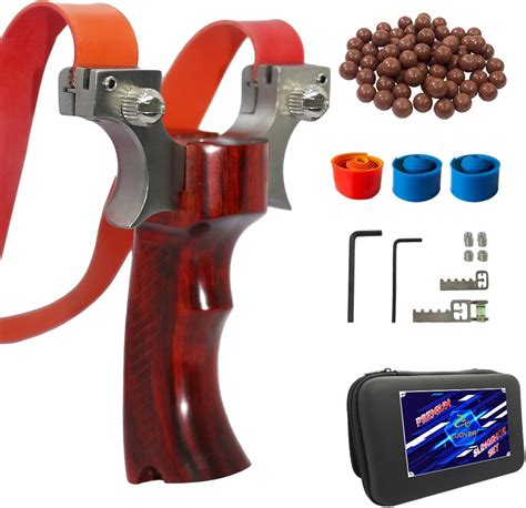 Professional Hunting Slingshot Set With Accessories KEKAFU Wooden ...