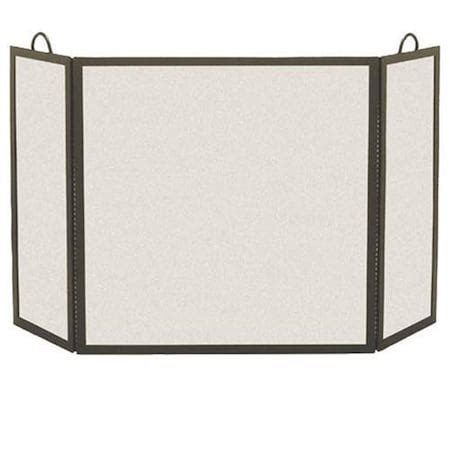 Pilgrim 3 Panel Rectangular Screen - Matte Black 18214 | Zoro
