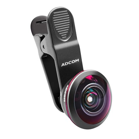 Adcom 238° Full Screen Super Professional Fisheye Mobile Phone Clip On ...