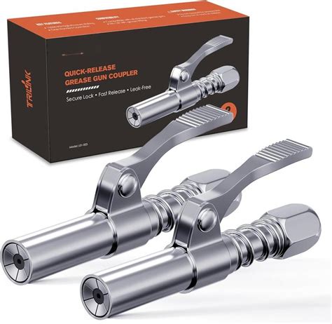 Coupler 2-Pack, Quick Release Tips with One-Hand Operation, 6-Jaw ...