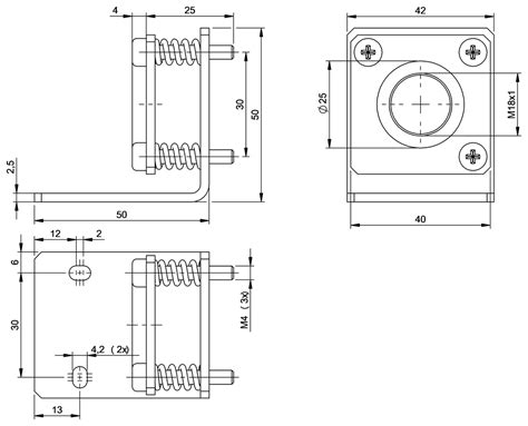 BAM00T2 (BOS 18,0-HW-6) Mounting bracket for photoelectric sensors ...