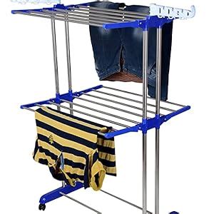 Mega Stand Foldable Cloth Drying Rack | 2-Tier Oversize Collapsible ...