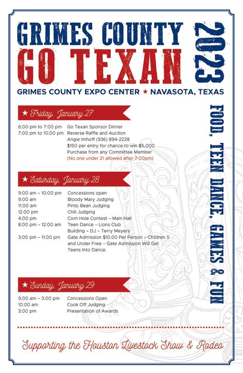 Food, dancing, and a good cause at the Grimes County Go Texan weekend
